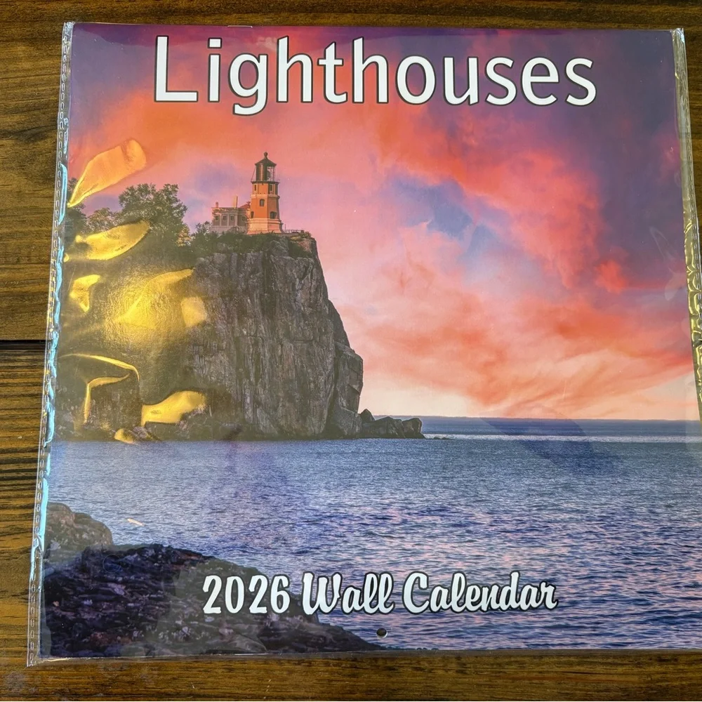 Lighthouses 2026 Wall Calendar